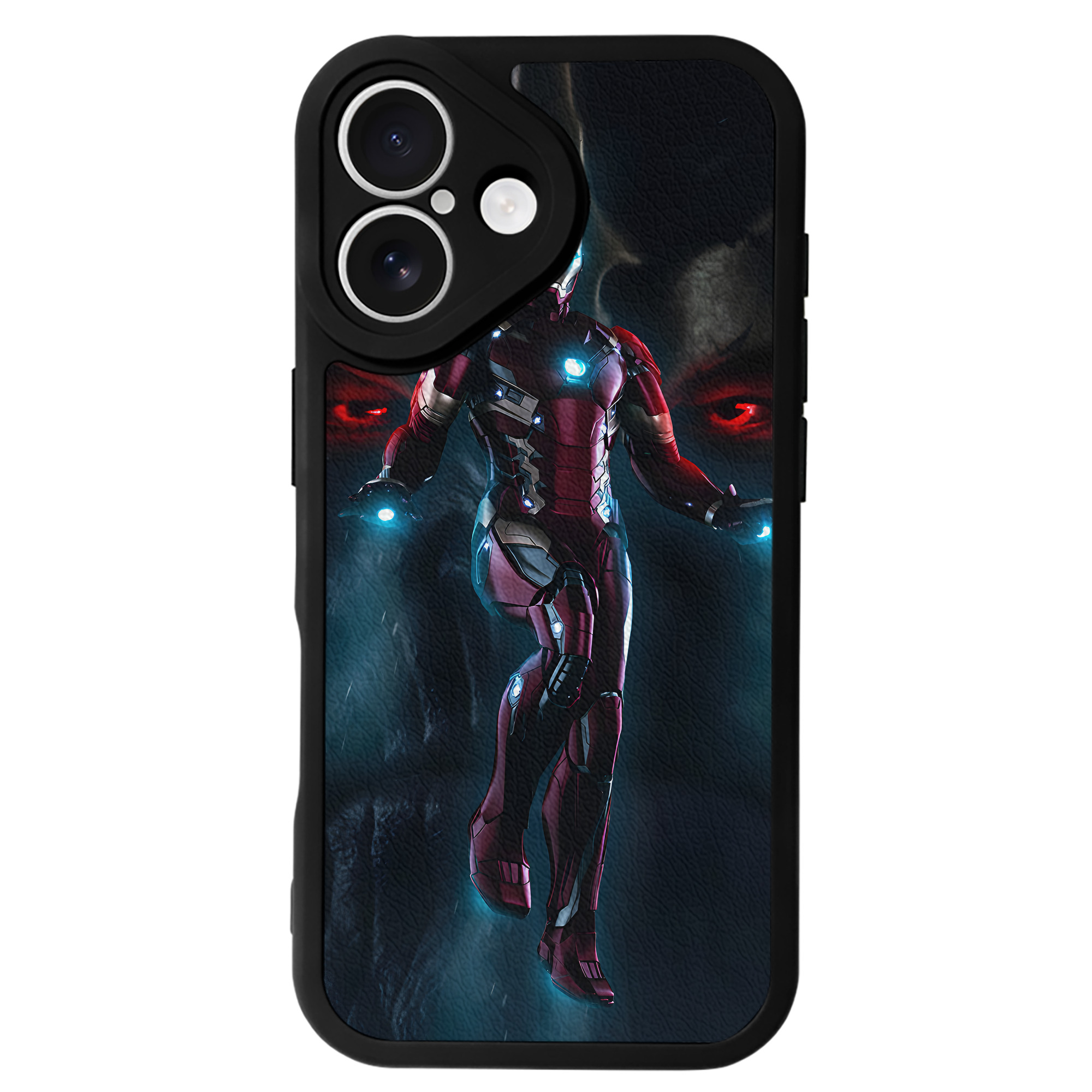 （画像用） アベンジャーズ The Avengers 【iPhone 16シリーズ対応】シリコンスマホケース（レザー調） 材質：シリコン